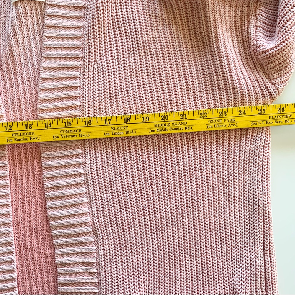 🌸Hollister🌸 Long Sleeve Ribber Sweater SizeM/L Pink - Picture 7 of 9